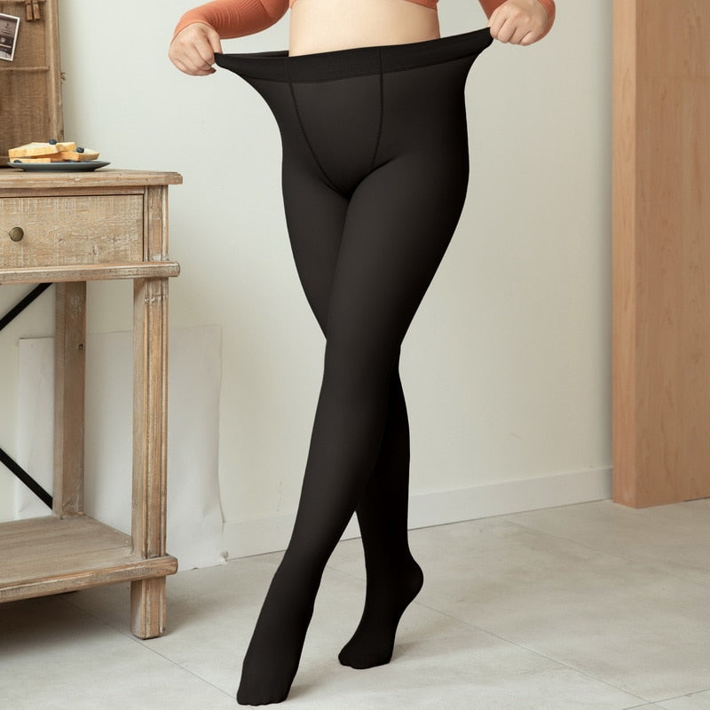 Gefütterte Feinstrumpfhose
